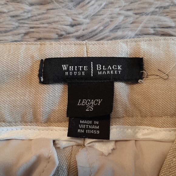 White House Black Market Legacy Tan Dress Pants Size 2 - Picture 2 of 16
